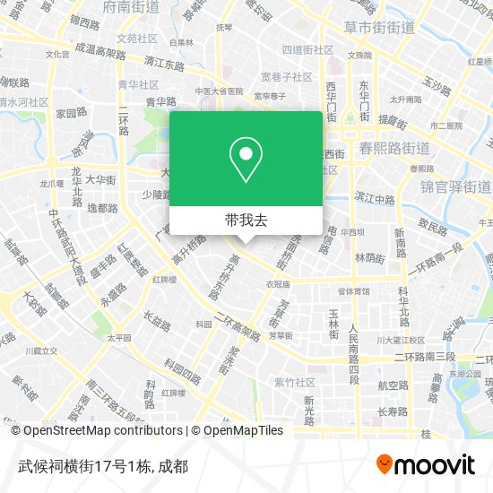 武候祠横街17号1栋地图