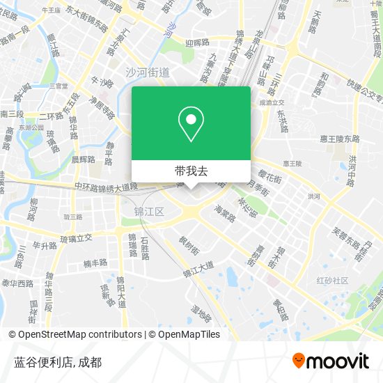 蓝谷便利店地图