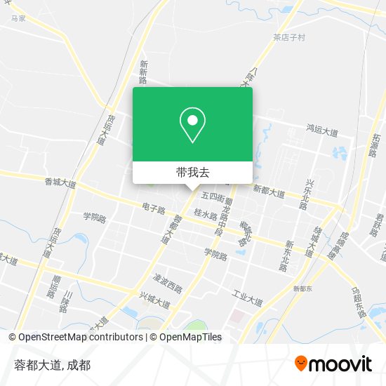 蓉都大道地图