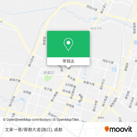 文家一巷/蓉都大道(路口)地图