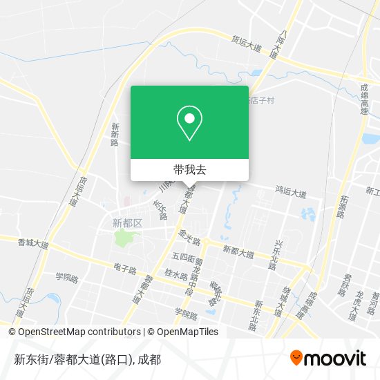 新东街/蓉都大道(路口)地图