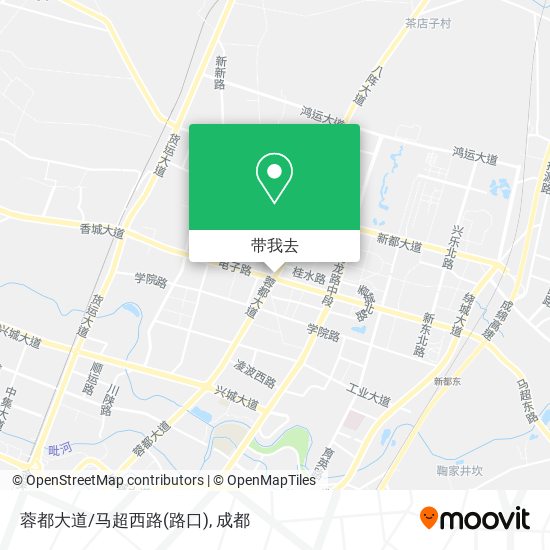 蓉都大道/马超西路(路口)地图