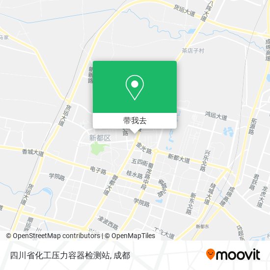 四川省化工压力容器检测站地图