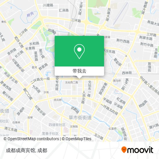 成都成商宾馆地图
