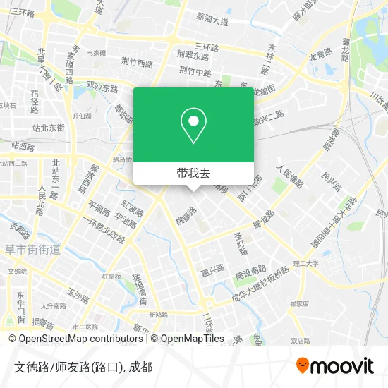 文德路/师友路(路口)地图