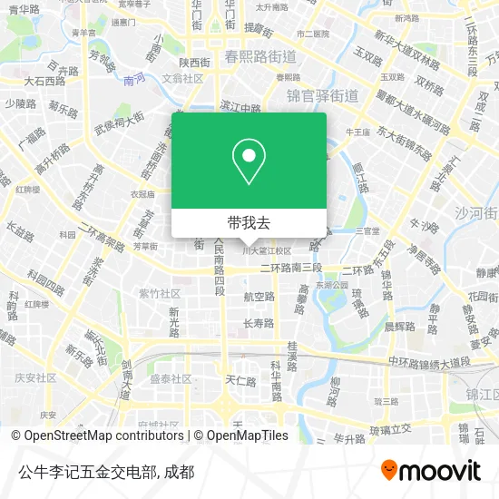 公牛李记五金交电部地图