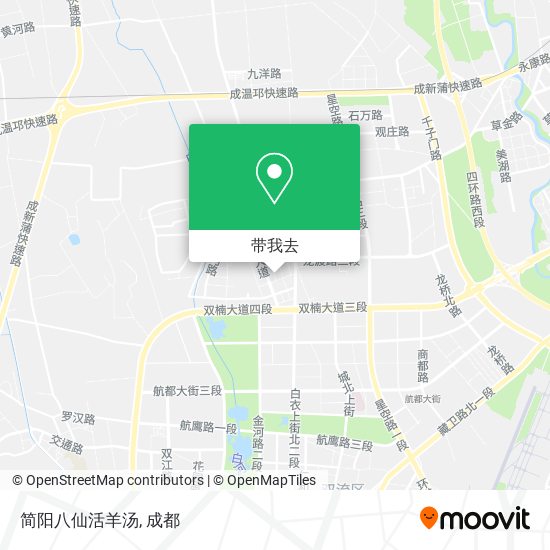 简阳八仙活羊汤地图