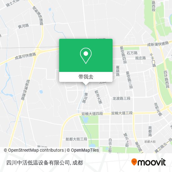 四川中活低温设备有限公司地图