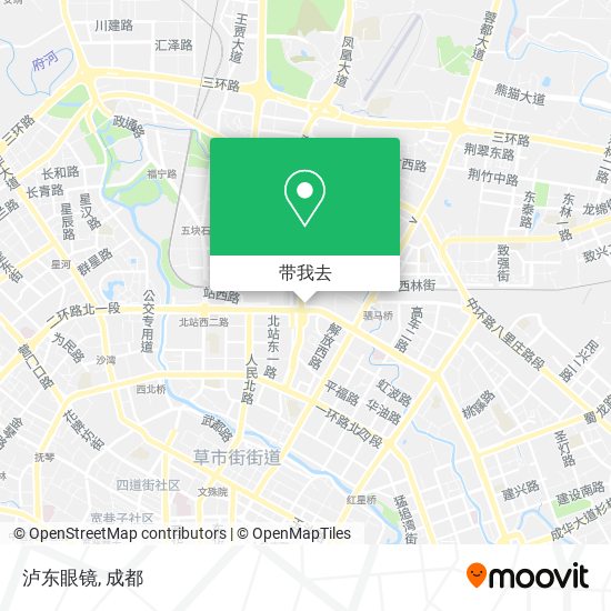 泸东眼镜地图