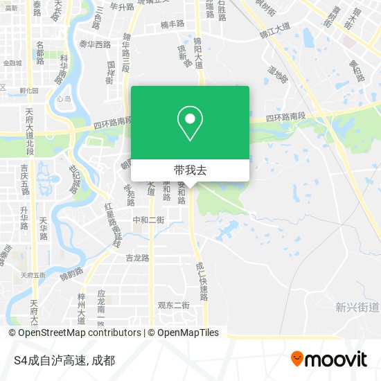 S4成自泸高速地图