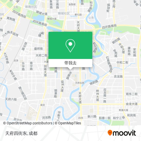 天府四街东地图