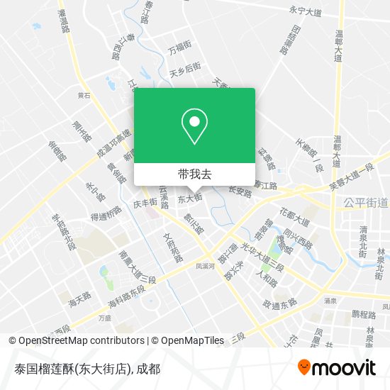 泰国榴莲酥(东大街店)地图