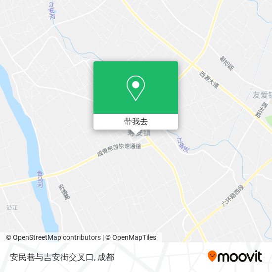 安民巷与吉安街交叉口地图
