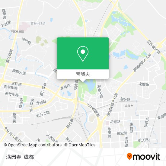 满园春地图
