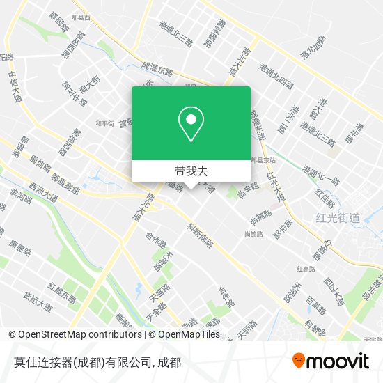 莫仕连接器(成都)有限公司地图