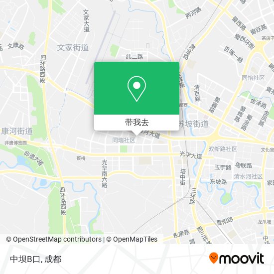 中坝B口地图
