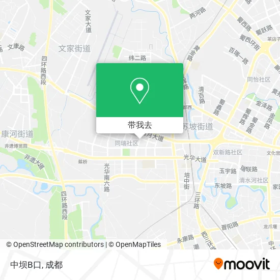 中坝B口地图