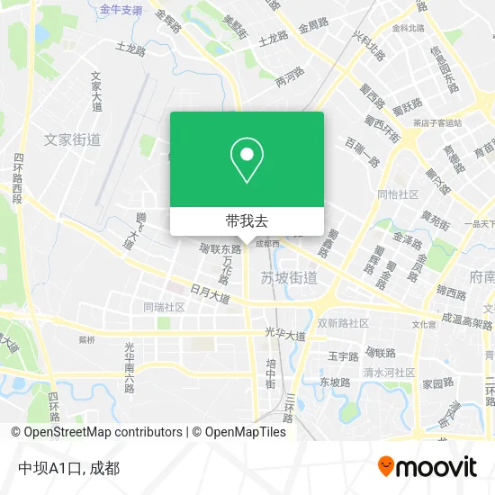 中坝A1口地图
