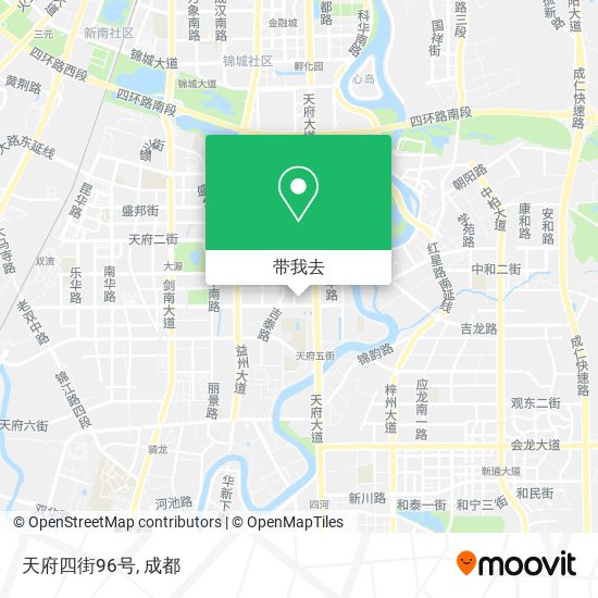 天府四街96号地图