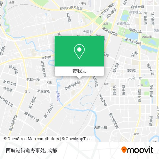 西航港街道办事处地图