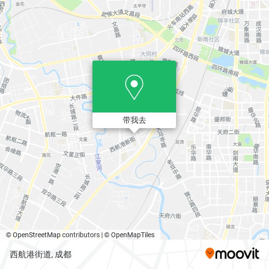 西航港街道地图