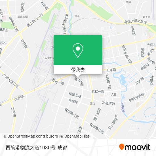 西航港物流大道1080号地图