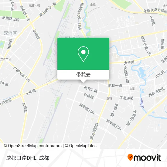 成都口岸DHL地图