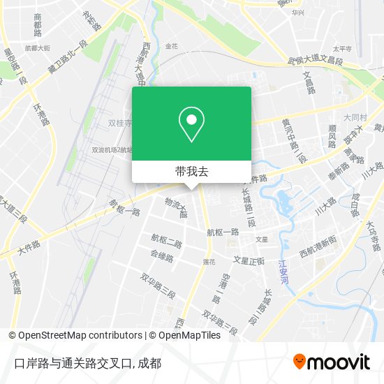 口岸路与通关路交叉口地图