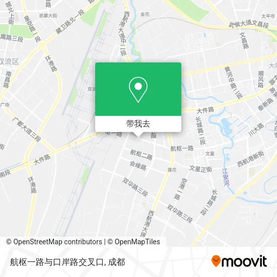 航枢一路与口岸路交叉口地图