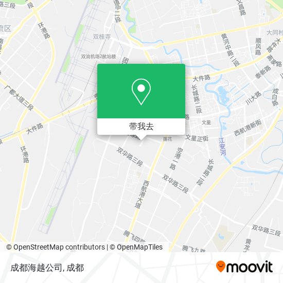 成都海越公司地图