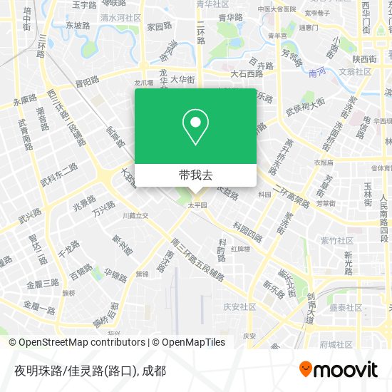 夜明珠路/佳灵路(路口)地图