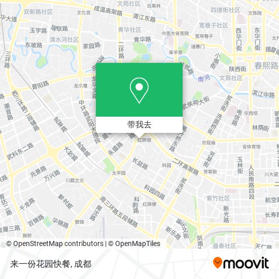 来一份花园快餐地图