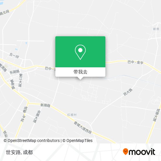世安路地图