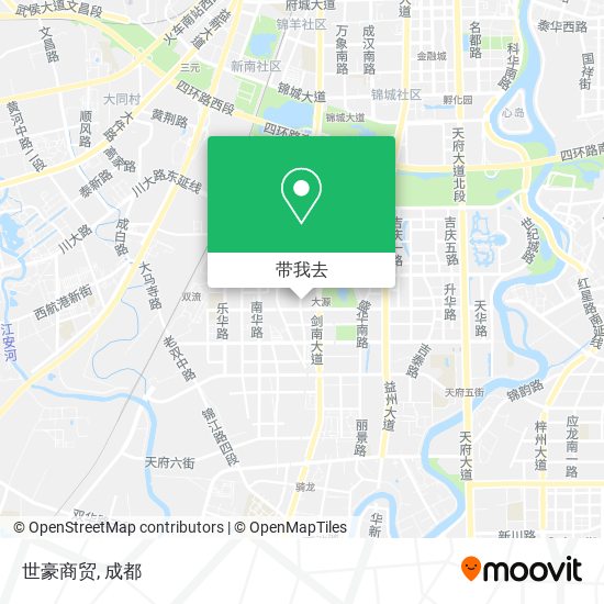 世豪商贸地图