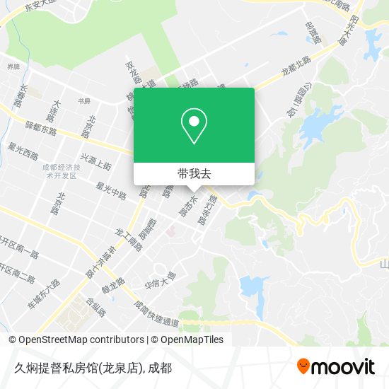 久焖提督私房馆(龙泉店)地图