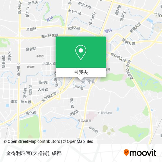 金得利珠宝(天裕街)地图