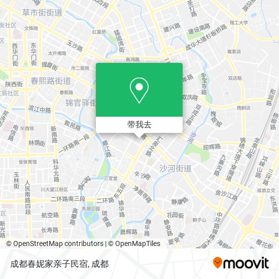 成都春妮家亲子民宿地图