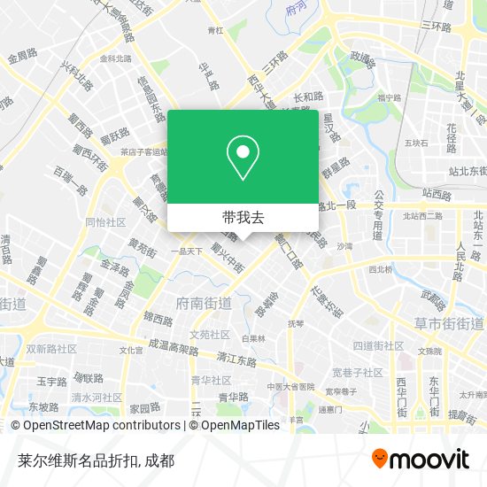 莱尔维斯名品折扣地图
