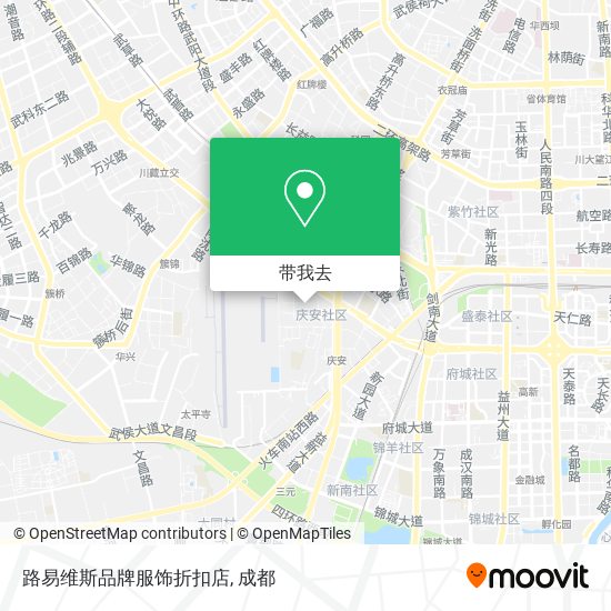 路易维斯品牌服饰折扣店地图