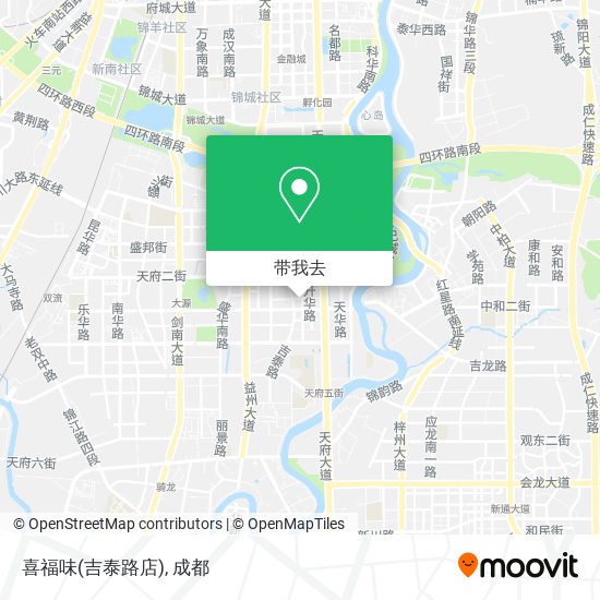 喜福味(吉泰路店)地图