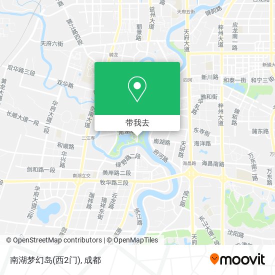 南湖梦幻岛(西2门)地图