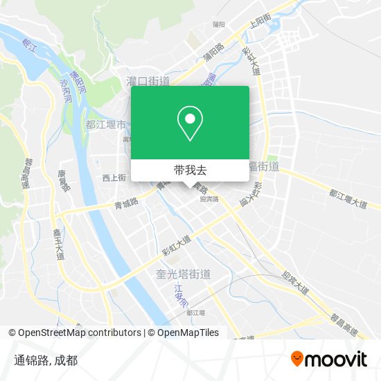 通锦路地图