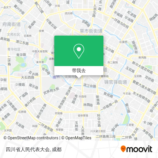 四川省人民代表大会地图