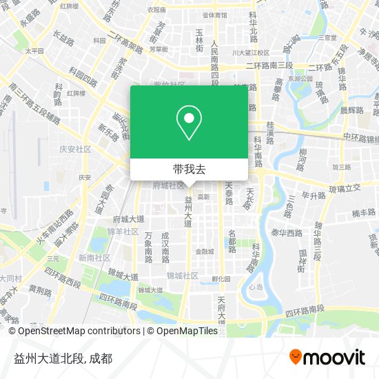 益州大道北段地图