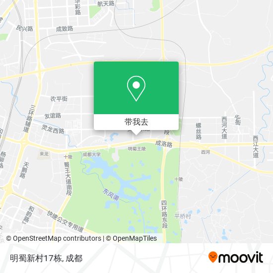 明蜀新村17栋地图