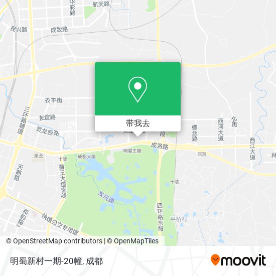 明蜀新村一期-20幢地图