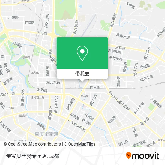 亲宝贝孕婴专卖店地图