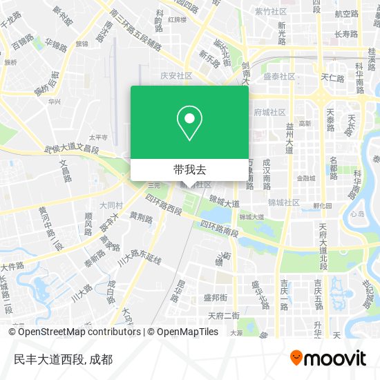 民丰大道西段地图