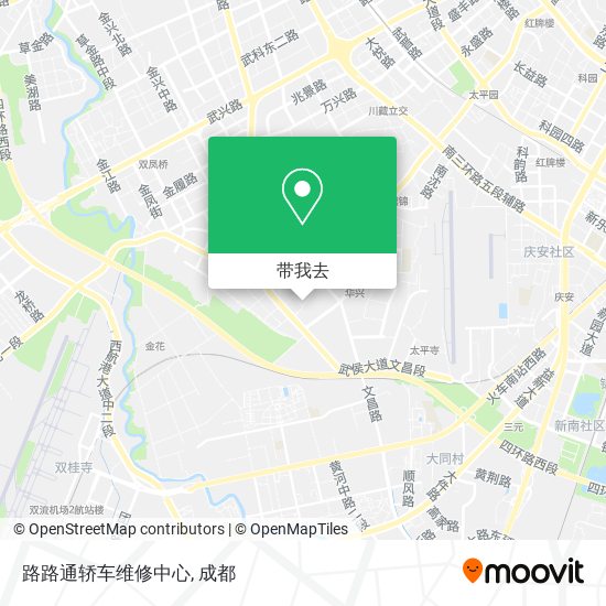 路路通轿车维修中心地图