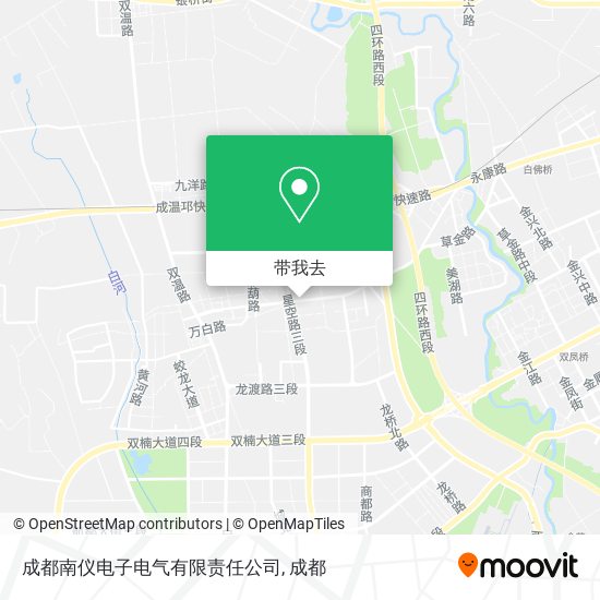 成都南仪电子电气有限责任公司地图